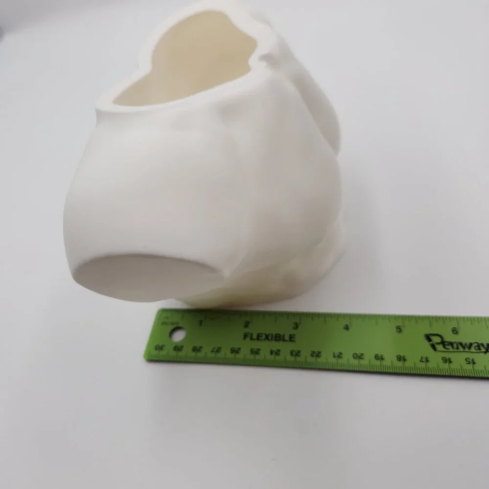 3D Printed Vase - 'Summer Body' - White - PLA Filament
